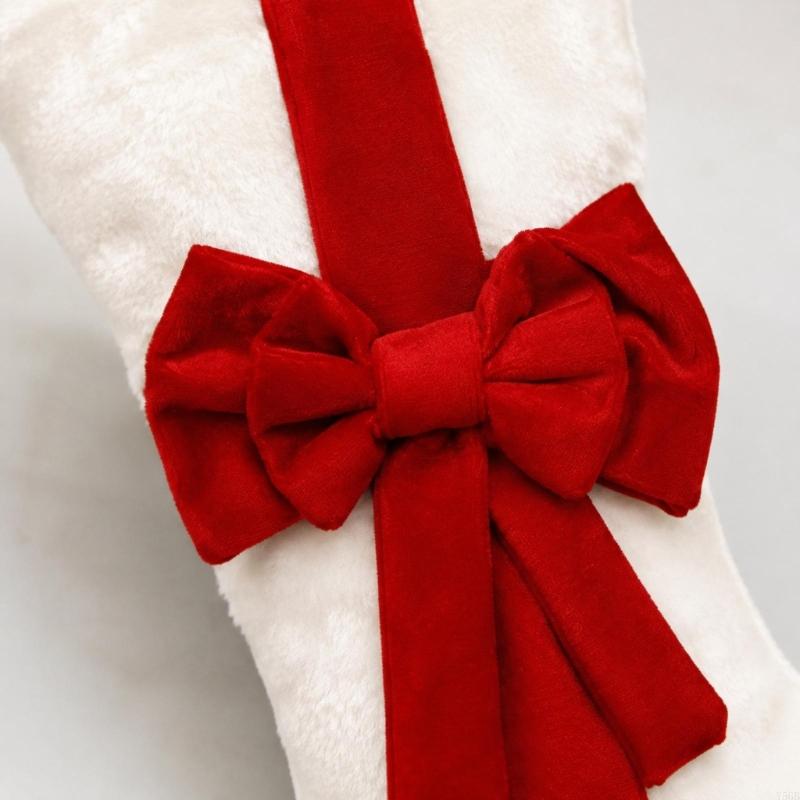 Fabric Christmas Stocking with - Christmas Stocking Hanging recension och pris