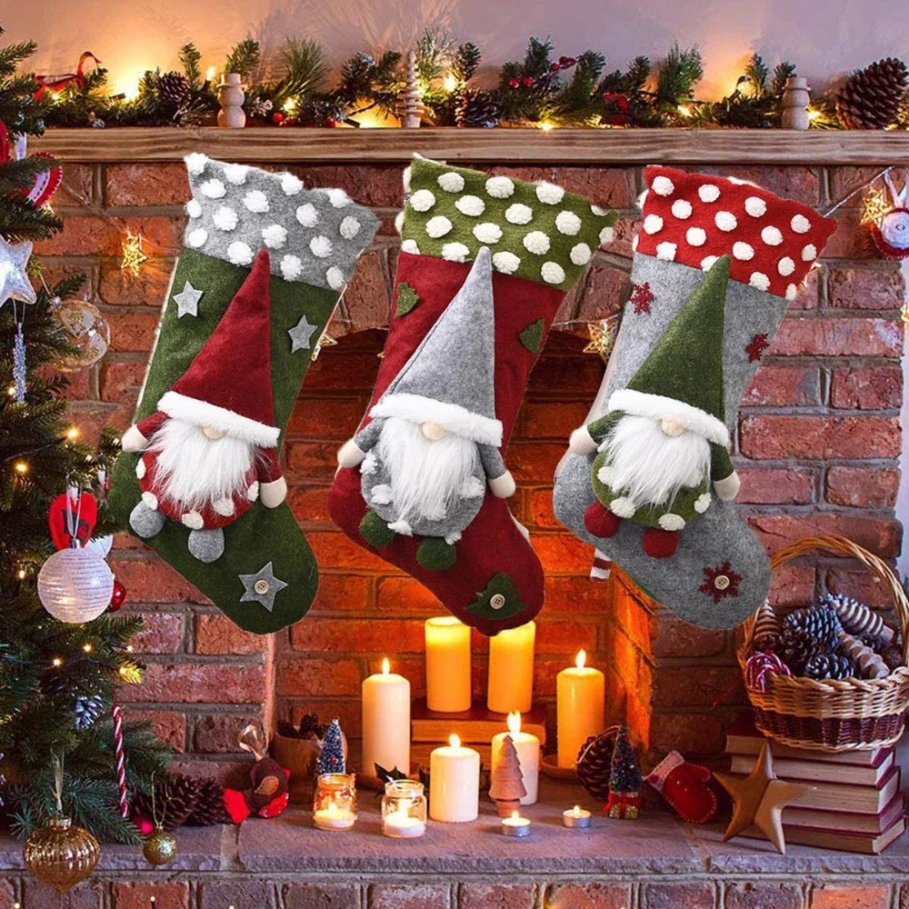 Christmas Stocking Gift Bag Ki - Christmas Stocking Hanging recension och pris