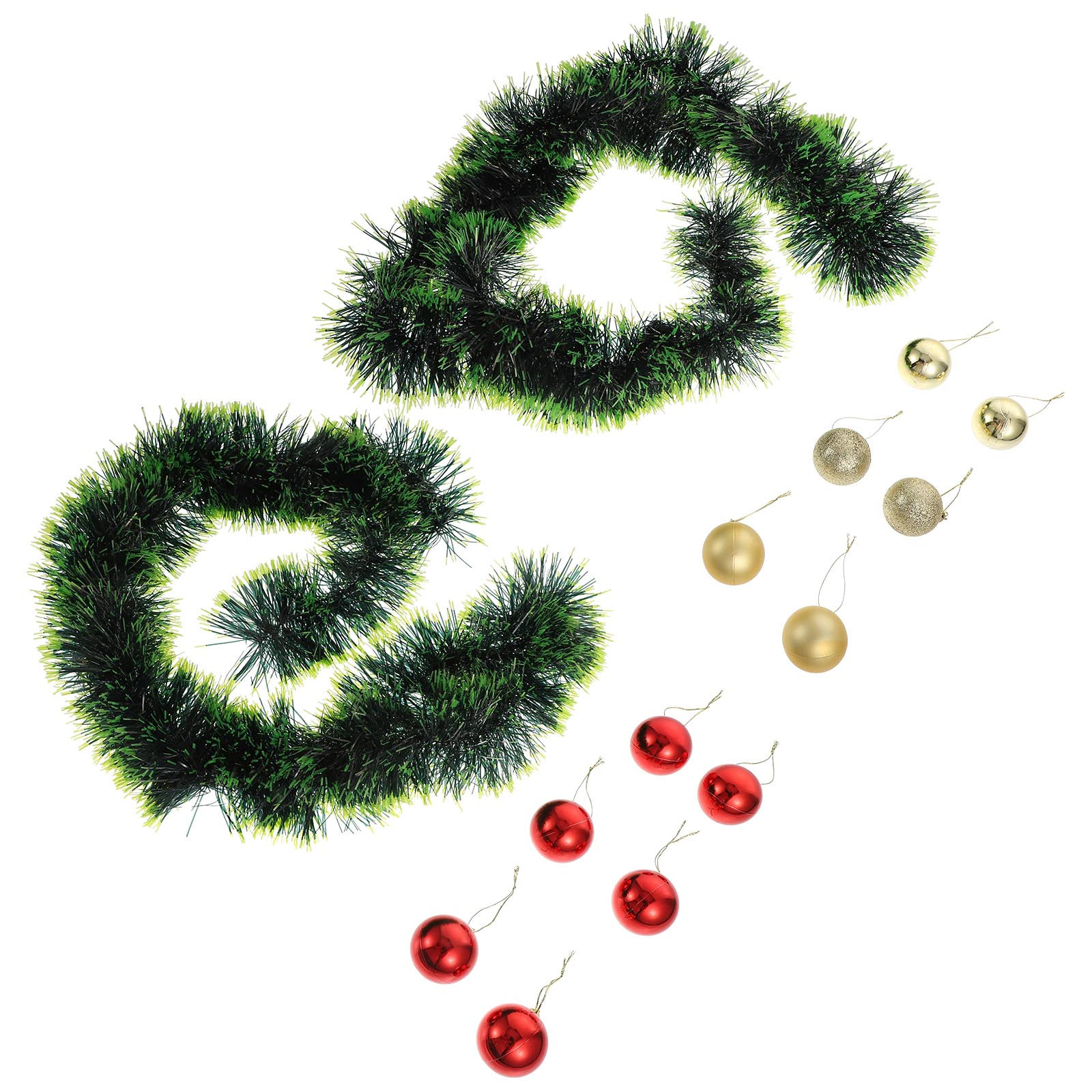 2Pcs Christmas Snowflake Tinse - Tinsel Garland Decoration recension och pris