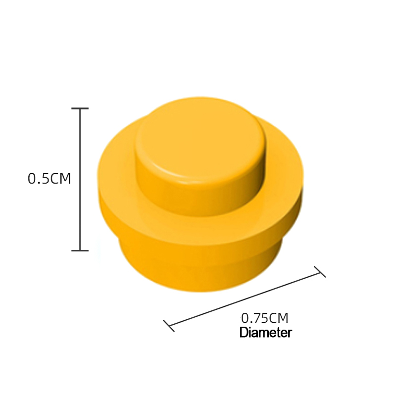 Round Plate 1x1 DIY Pixel Art  - Lego Set City recension och pris