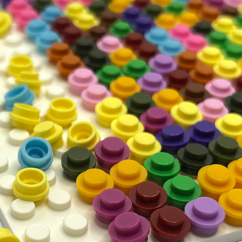 Round Plate 1x1 DIY Pixel Art  - Lego Set City recension och pris