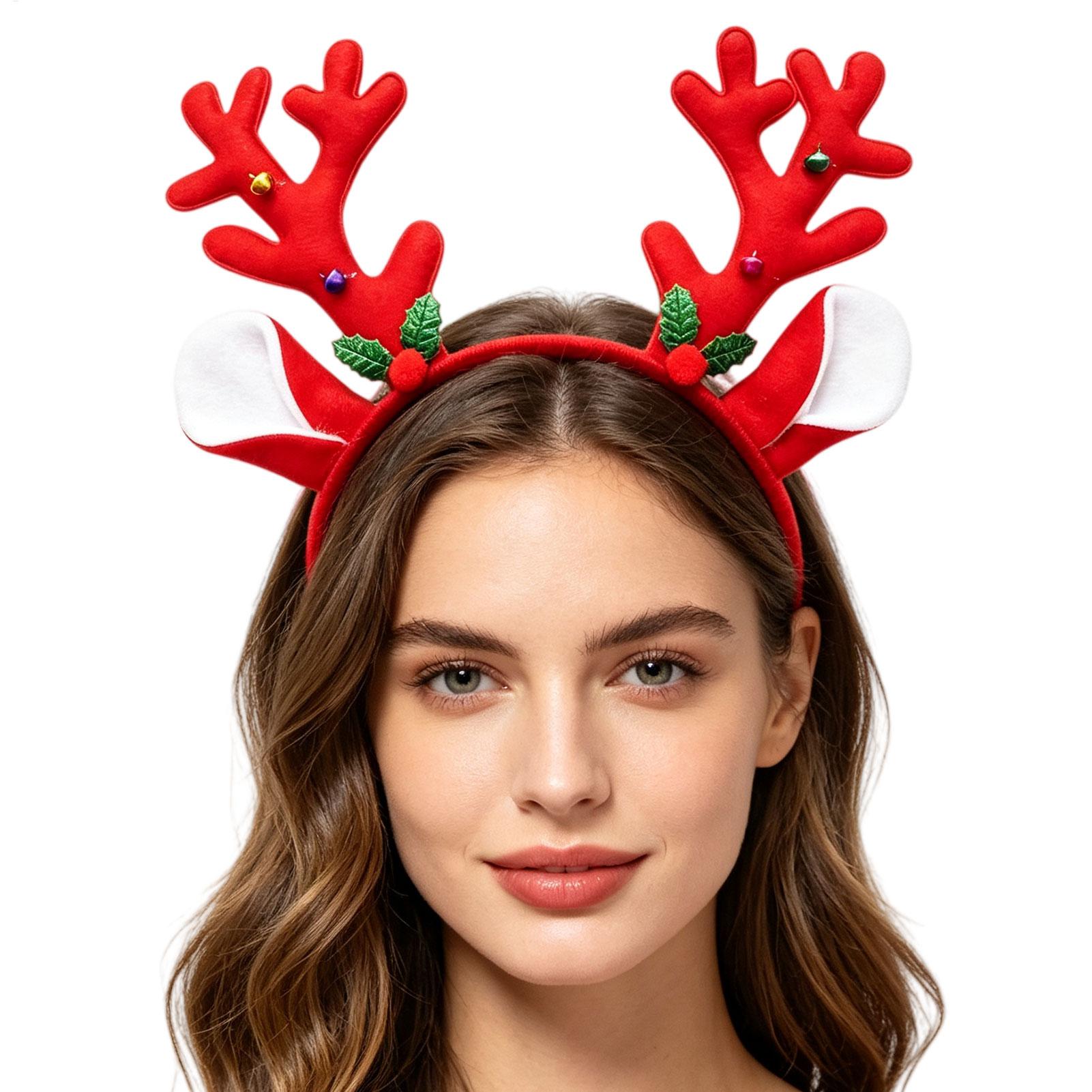 Christmas Reindeer Antlers Hea - Reindeer Antlers Headband recension och pris