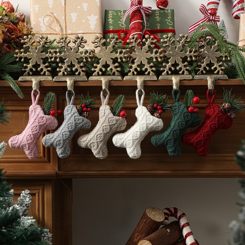 Multicolor Cable Knit Bone Sha - Christmas Stocking Hanging recension och pris