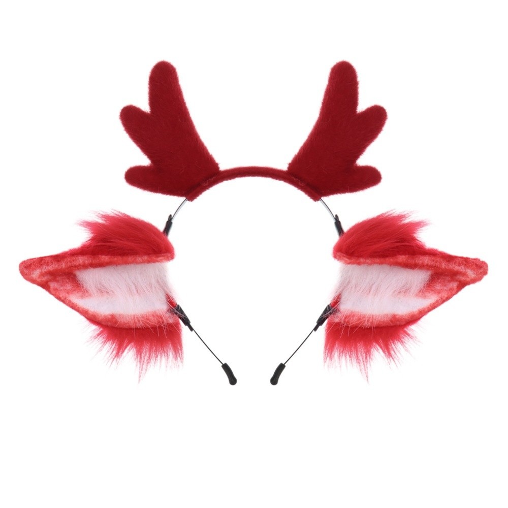 Antler Headband Xmas Elk Party - Reindeer Antlers Headband recension och pris